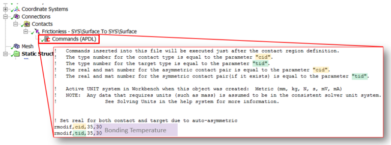 Tech Tip: Bonding, Adhesion and Changing Contact Status In ANSYS